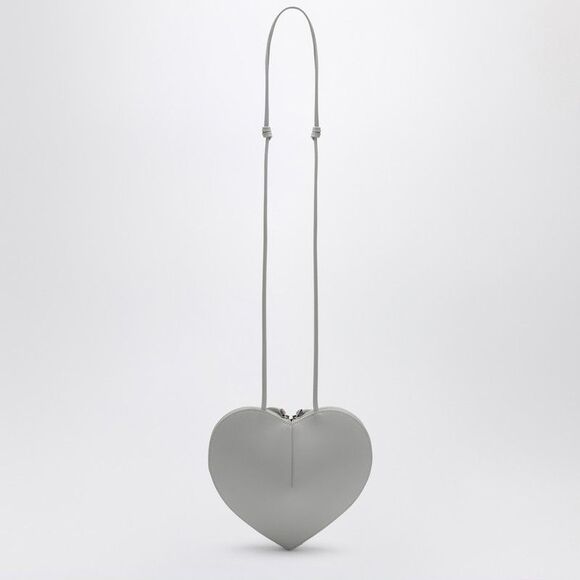 Alaia Le Coeur Pearl Grey Leather Bag - Picture 3 of 5